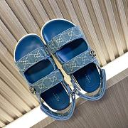 kitlife Gucci Double G Denim Sandal - 6