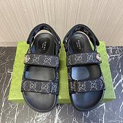 kitlife Gucci Double G Denim black Sandal - 1