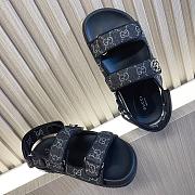kitlife Gucci Double G Denim black Sandal - 6