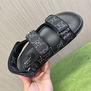 kitlife Gucci Double G Denim black Sandal - 3