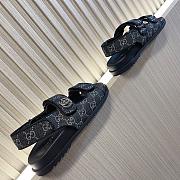 kitlife Gucci Double G Denim black Sandal - 2