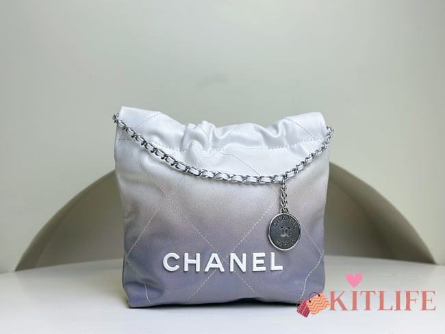 kitlife Chanel mini tote bag ombre Violet - 20x19x6 cm - 1