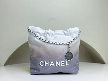 kitlife Chanel mini tote bag ombre Violet - 20x19x6 cm