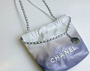 kitlife Chanel mini tote bag ombre Violet - 20x19x6 cm - 5