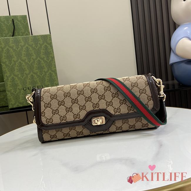 kitlife Gucci Luce Small Shoulder Bag 'Beige' - 12.5x 27.5x 6.5 cm - 1