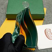 Kitlife Goyard card holder green - 11x8cm - 6