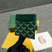 Kitlife Goyard card holder green - 11x8cm - 2