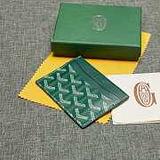 Kitlife Goyard card holder green - 11x8cm - 3