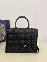 Kitlife medium Dior Book Tote Black Macrocannage Calfskin bag - 36.5 x 28 x 17.5 cm - 2