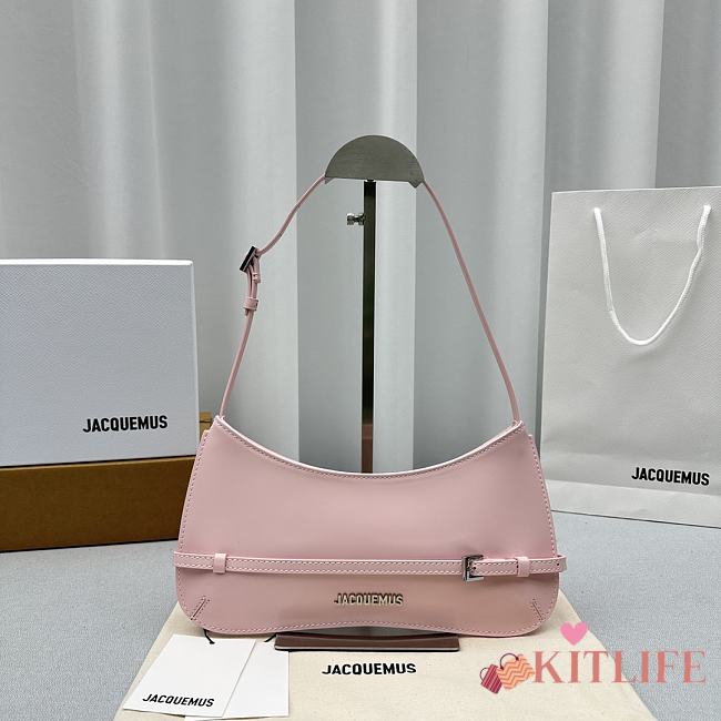 kitlife JACQUEMUS Sac Le Bisou Ceinture Pink bag - 27x11x3cm - 1