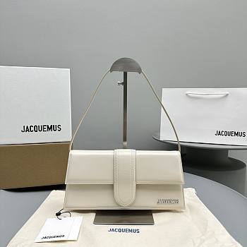 kitlife JACQUEMUS  Le Bambino long white bag - 28x13.5x6 cm