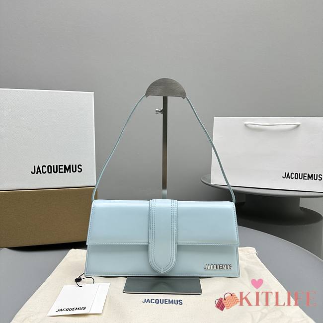 kitlife JACQUEMUS Le Bambino long light blue bag - 28x13.5x6 cm - 1