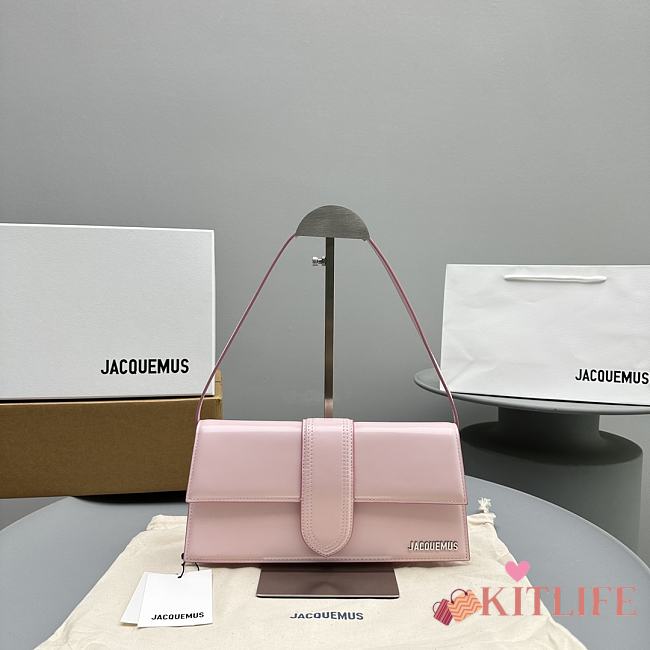 kitlife JACQUEMUS Le Bambino long light Pink bag - 28x13.5x6 cm - 1