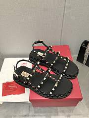 kitlife VALENTINO GARAVANI Rockstud Sandals black  - 4