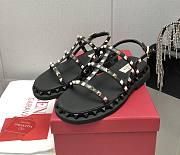 kitlife VALENTINO GARAVANI Rockstud Sandals black  - 1