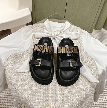 kitlife Moschino Couture Black Sandals