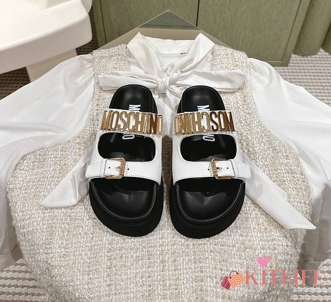 kitlife Moschino Couture White Sandals - 1