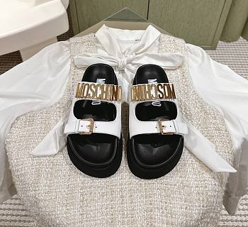 kitlife Moschino Couture White Sandals