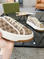 kitlife Men Gucci Original GG canvas sneakers brown - 3