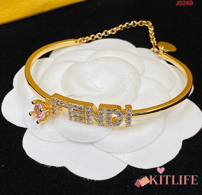 Kitlife fendi bracelet gold - 1