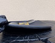 Kitlife Fendi Black Leather Croissant bag - 30×1×23cm - 6