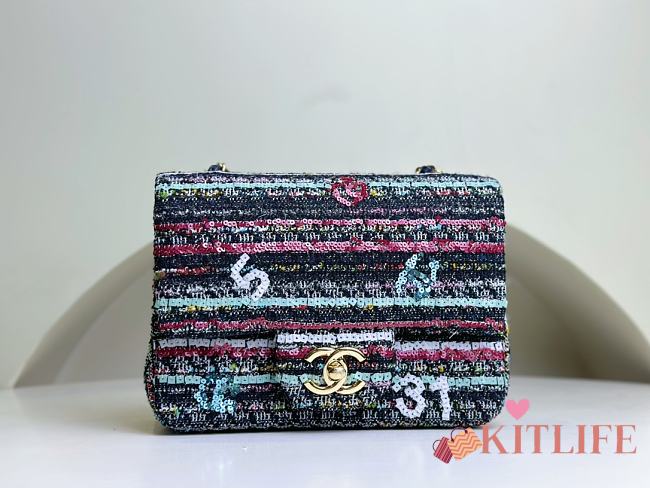 Kitlife Chanel Tweed bag - 17cm - 1