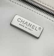 kitlife Chanel flap bag Sequins & Black Metal White & Black - 17 × 27 × 8 cm - 5