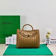 Kitlife Bottega Veneta Bottega Veneta Andiamo Small Tote Bag brown - 19x25x10.5cm - 1