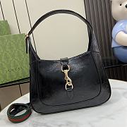 kitlife Gucci Jackie Black patent leather bag - 28x19x4 cm - 1