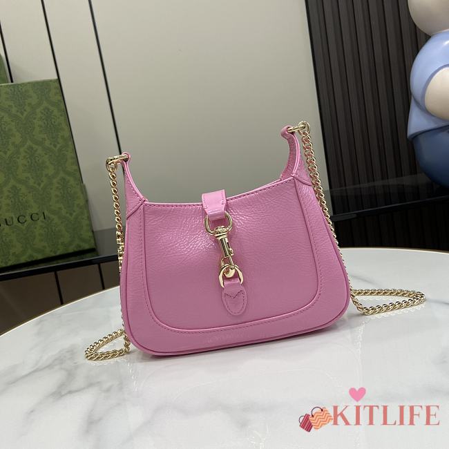 kitlife Gucci Jackie Notte pink bag - 19.5x18x3.5cm - 1