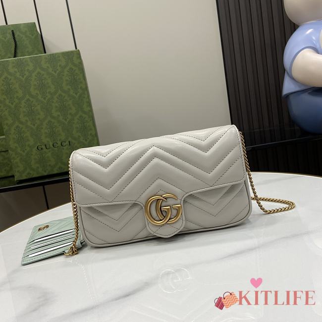 kitlife Gucci Marmont Bag white -21x12x5cm - 1