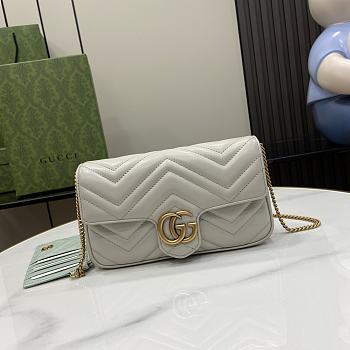 kitlife Gucci Marmont Bag white -21x12x5cm