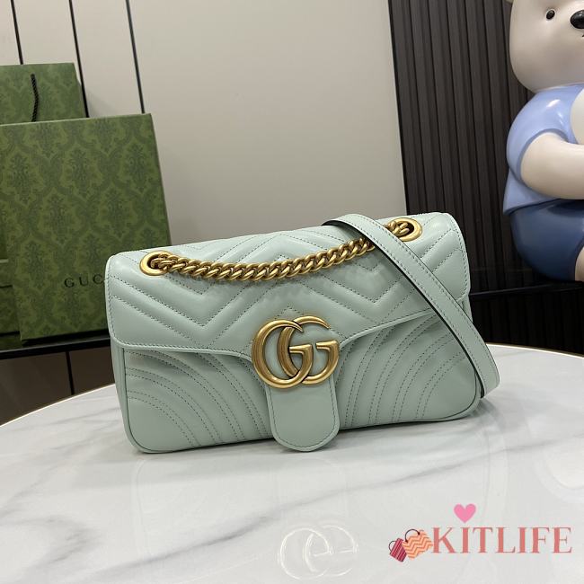 kitlife Gucci Marmont Bag light blue -26x13x6cm - 1