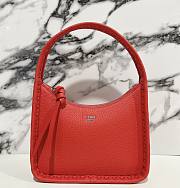 Kitlife Fendi Red Mini Fendessence Logo Plaque Tote Bag - 27x7x20.5cm - 1