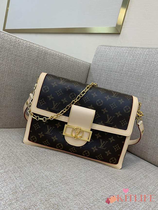 Kitlife Louis Vuitton Dauphine Soft Handbag - 28x20x11 cm - 1