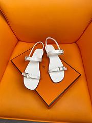 kitlife Hermes Sandals White 02 - 3