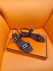 kitlife Hermes Sandals brown 03 - 3