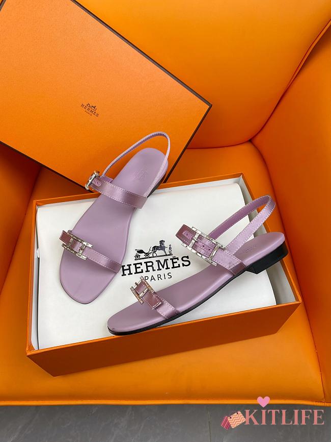 kitlife Hermes Sandals Violet 05 - 1