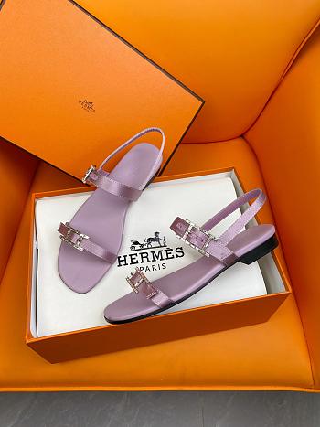 kitlife Hermes Sandals Violet 05