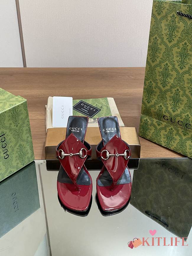 kitlife Gucci sandals cherry - 1