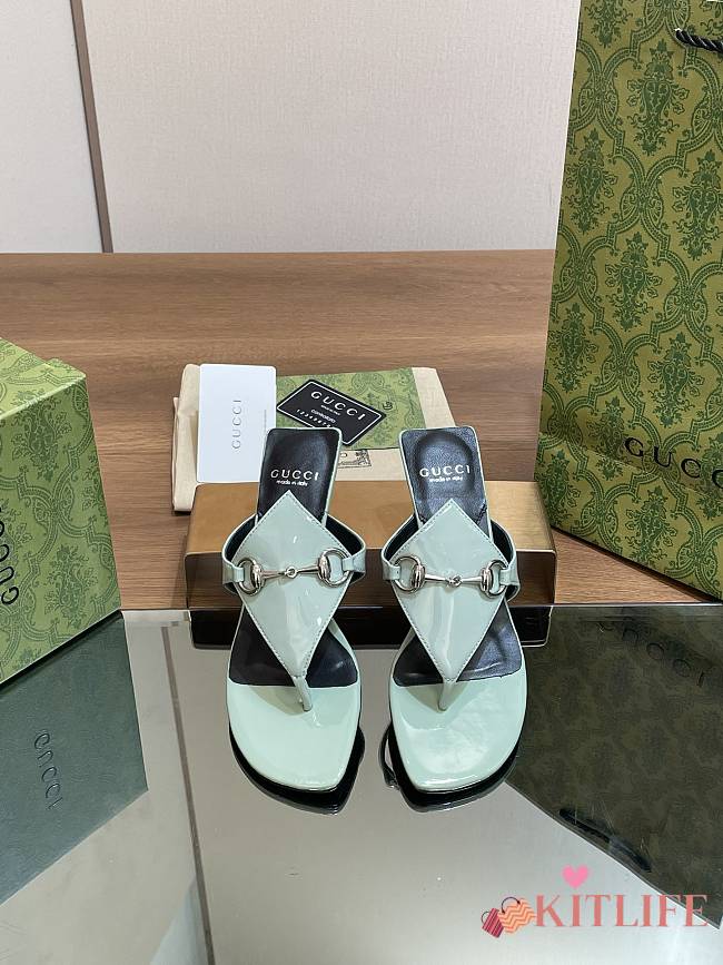 kitlife Gucci sandals mint - 1