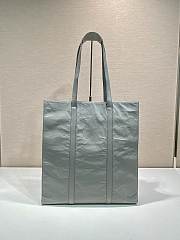 kitlife Prada Medium antique nappa leather Gray tote bag - 36x39x13 cm - 5