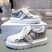 kitlife Dior Sneaker White and French Blue Technical Fabric - 3