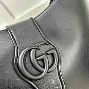 kitlife GUCCI Aphrodite Large leather shoulder bag black - 46x30x2 cm - 2