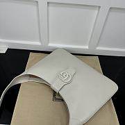 kitlife GUCCI Aphrodite Large leather shoulder bag white - 46x30x2 cm - 6