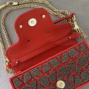 Kitlife Valentino Garavani VLogo embellished red bag - 19x10.5x5 cm - 6