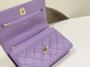 kitlife Chanel Woc violet bag - 19cm - 6