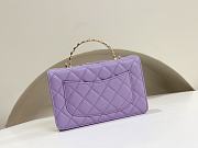 kitlife Chanel Woc violet bag - 19cm - 4