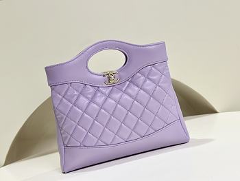 kitlife Chanel 31Bag violet - 22x23.5x5.5cm