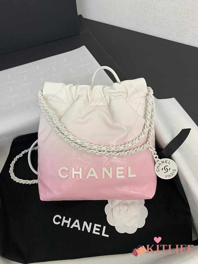 kitlife Chanel mini tote bag ombre Pink - 20x19x6 cm - 1